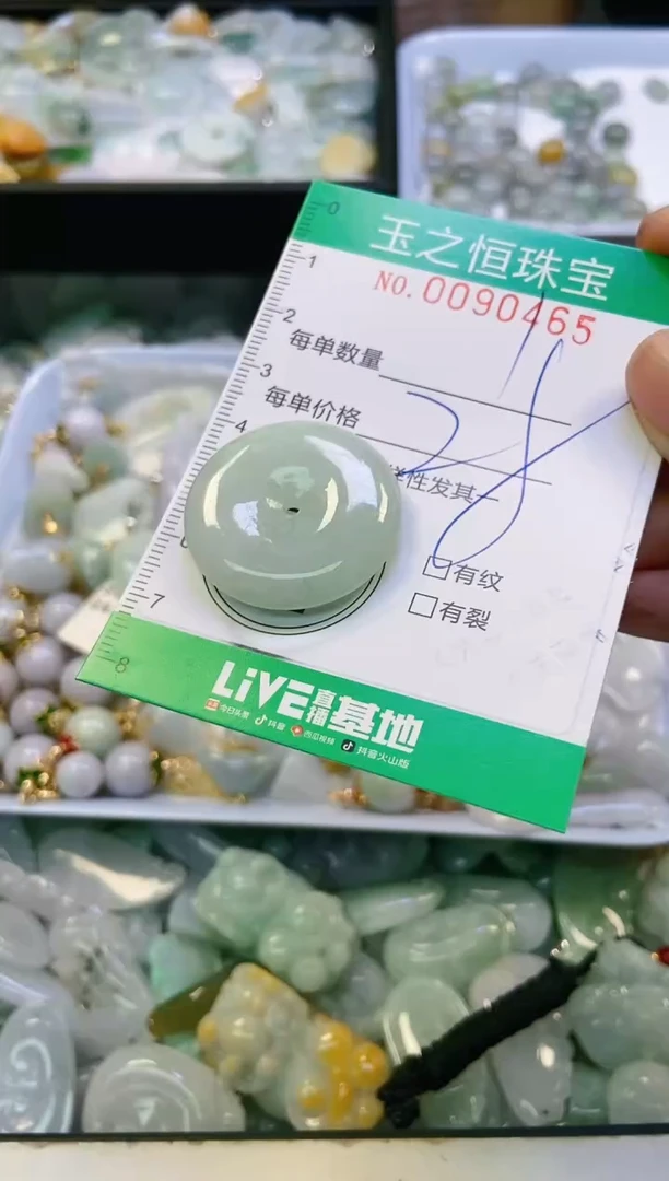 翡翠未镶嵌颈饰闪购0090465