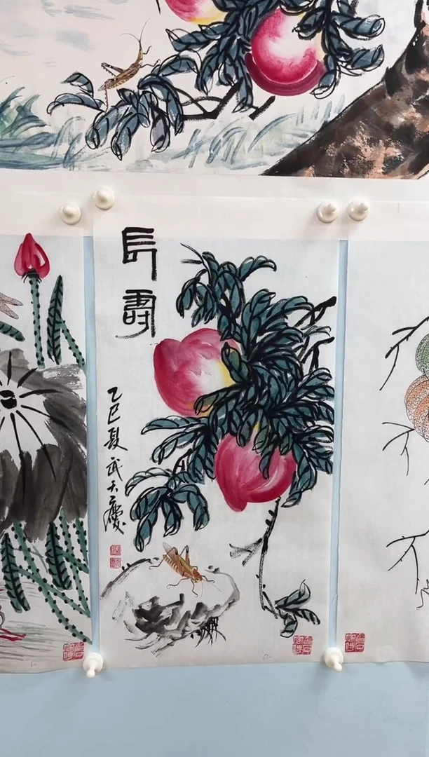 国画北*哥武天庆老师长寿