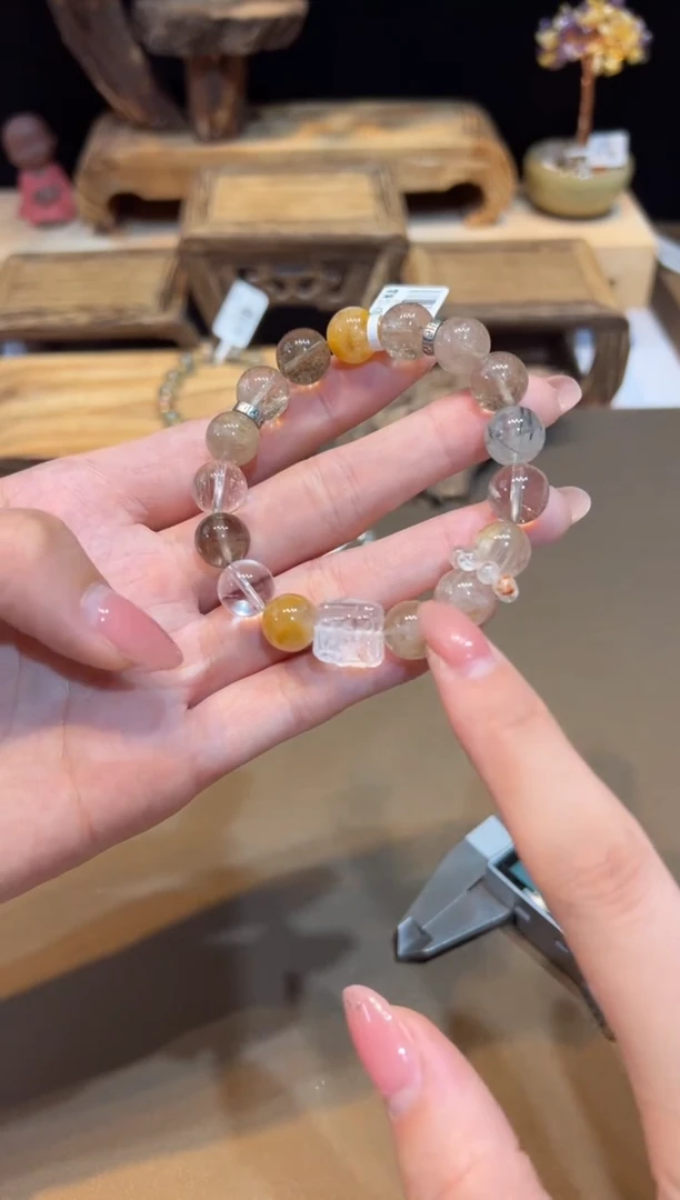 水晶手链未镶嵌手饰@@F5606