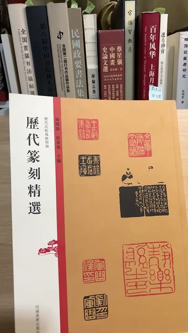 历代法帖风格类编-历代篆刻精选库位B15-2