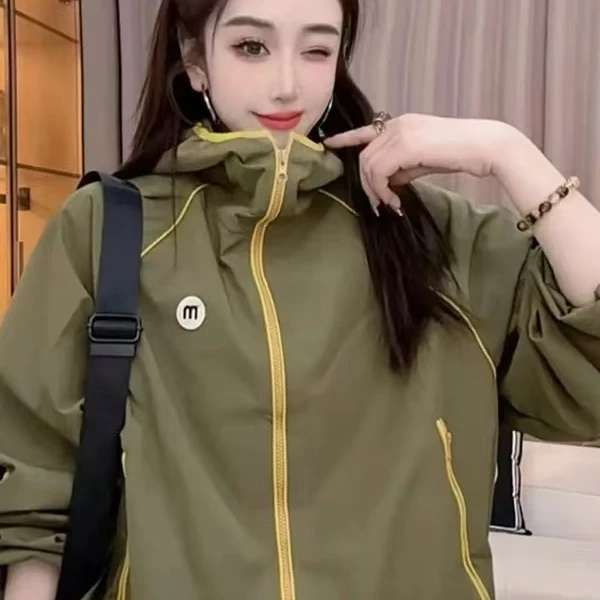 【张金】洋气百搭气质减龄冲锋衣休闲大版外套