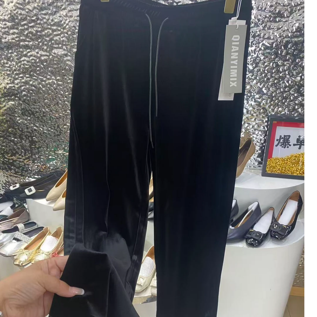 【王大艳家】第9126，丝绒裤子