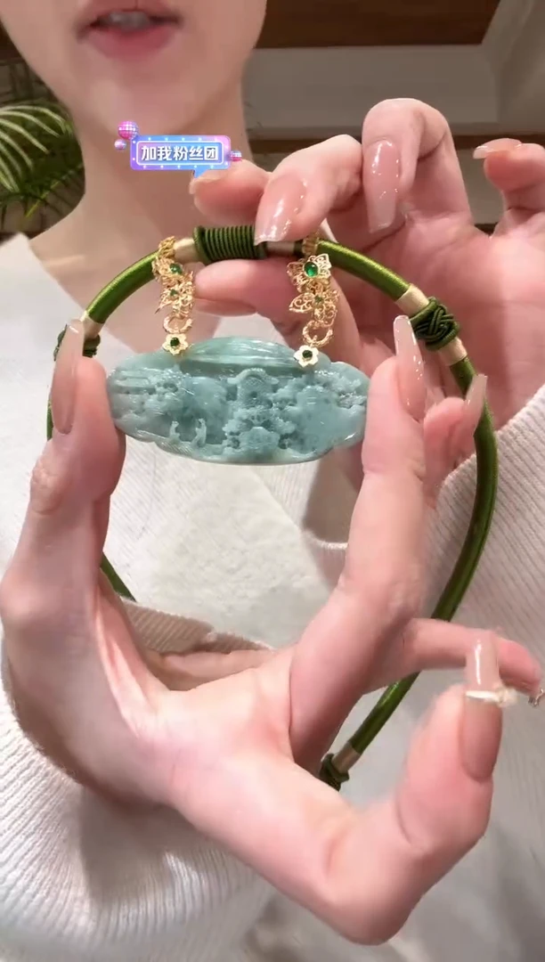 【闪购商品】翡翠颈饰未镶嵌国风