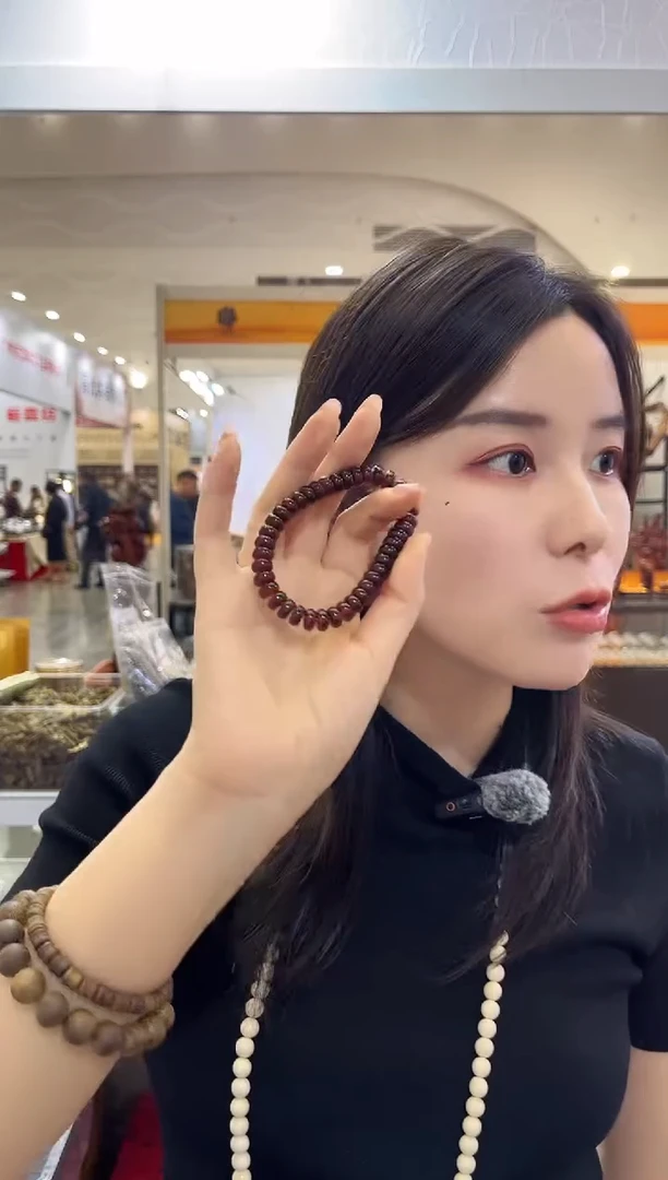 树脂制品054花色塑料9*4.5单圈串