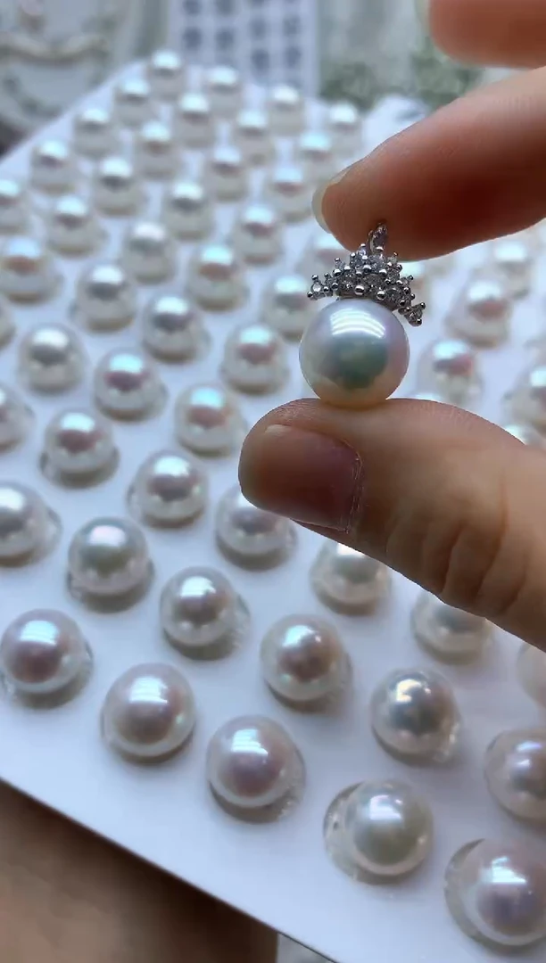 吊坠(不含链)银S925镶嵌淡水珍珠吊坠多样性发其一