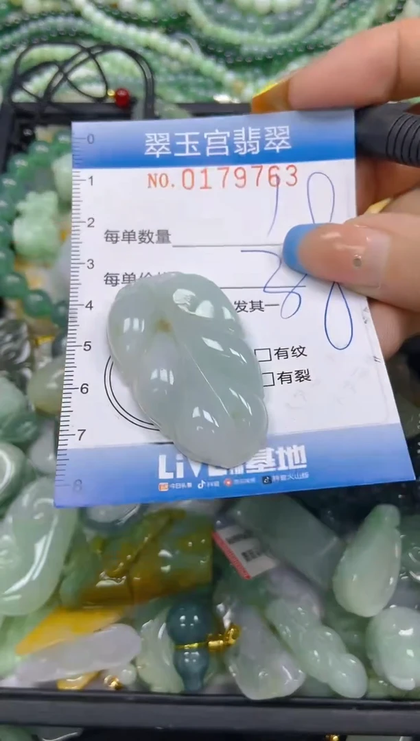翡翠未镶嵌颈饰闪购0179763