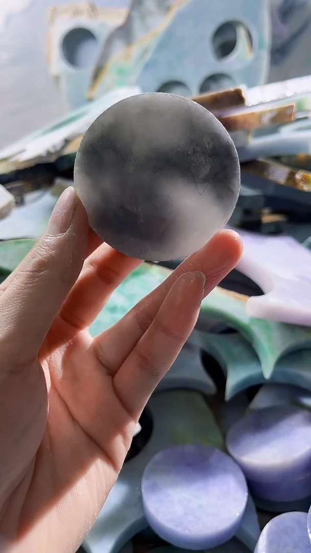 翡翠裸石缅甸翡翠A货陈5172