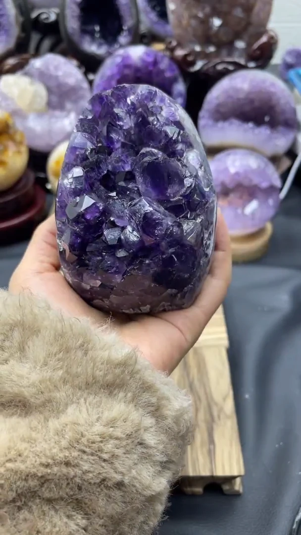 未镶嵌大型摆件（非配饰）紫晶502号摆件