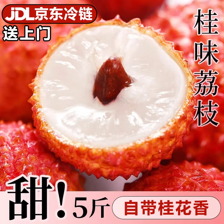 【农场直发】广东正宗桂味荔枝东埔农场现摘现发香甜多汁满口桂花香