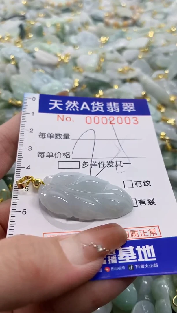 颈饰未镶嵌翡翠天然A货翡翠
