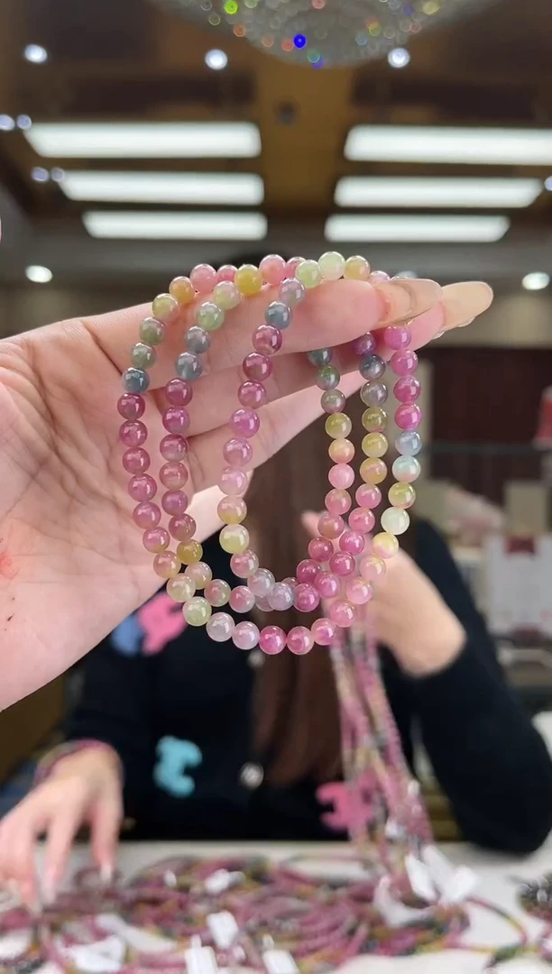 【闪购商品】碧玺/未镶嵌5mm+碧玺多圈多样性发货24