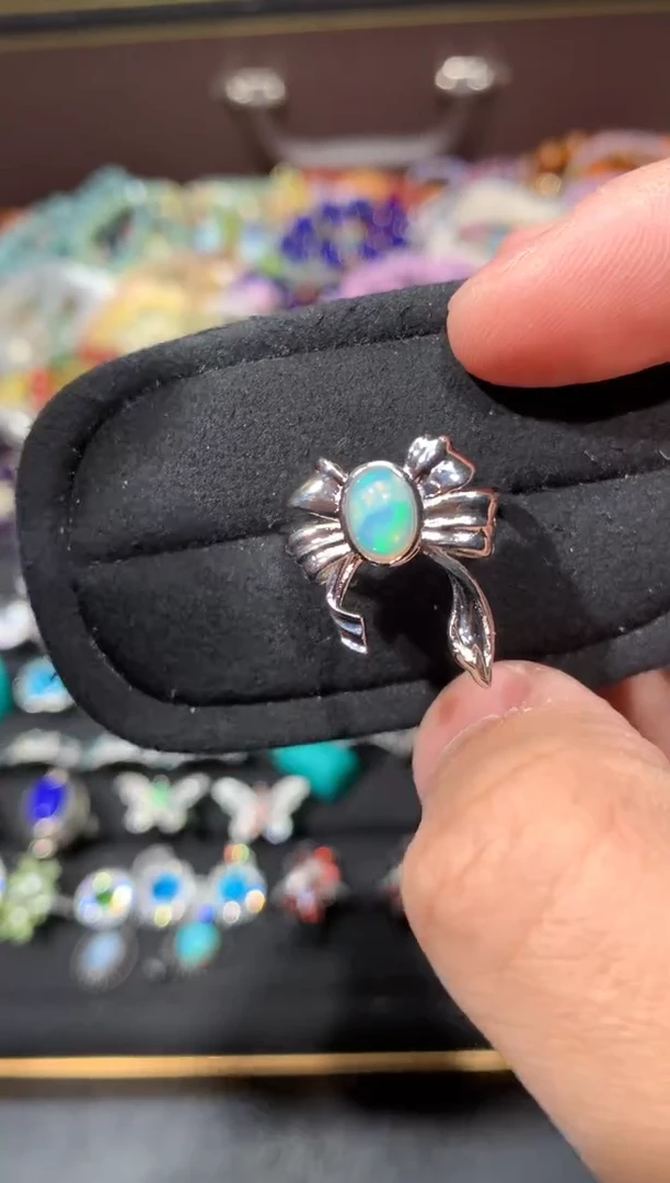 未镶嵌欧泊戒指P20【多样性发其一】