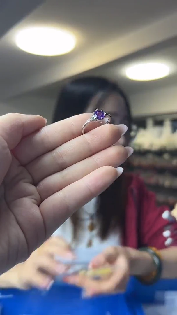 未镶嵌戒指水晶（多样性发一件）