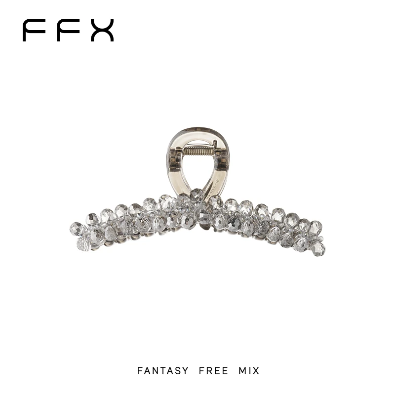 弗弗西FFX【冰境】轻奢时尚手工仿水晶超闪抓夹商品图