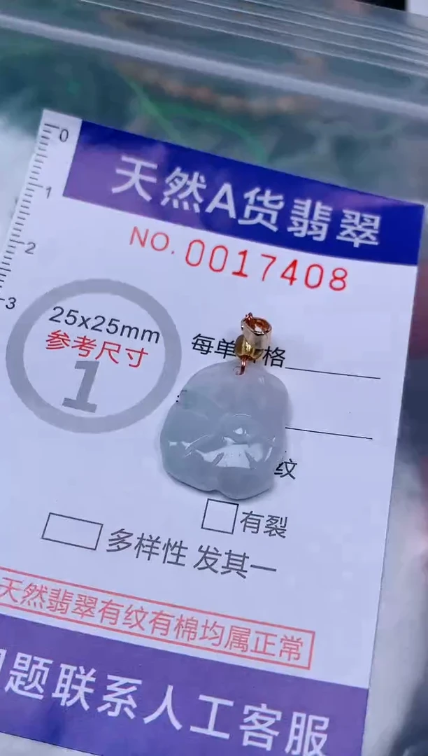吊坠(赠链)未镶嵌翡翠1