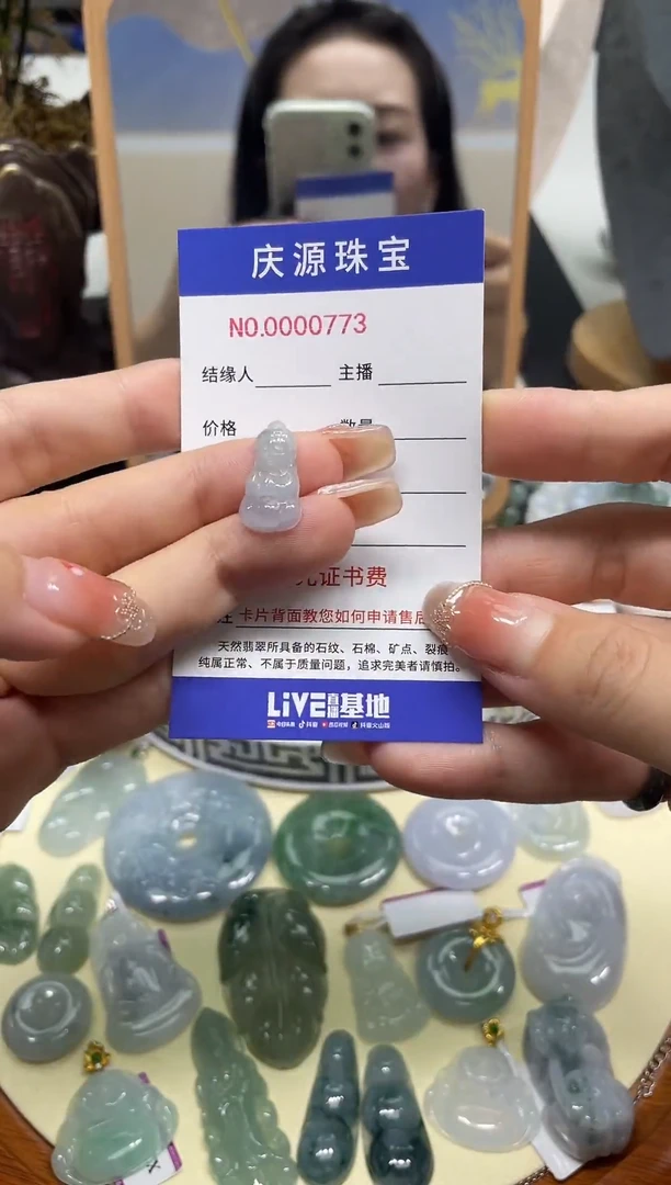 翡翠未镶嵌颈饰001