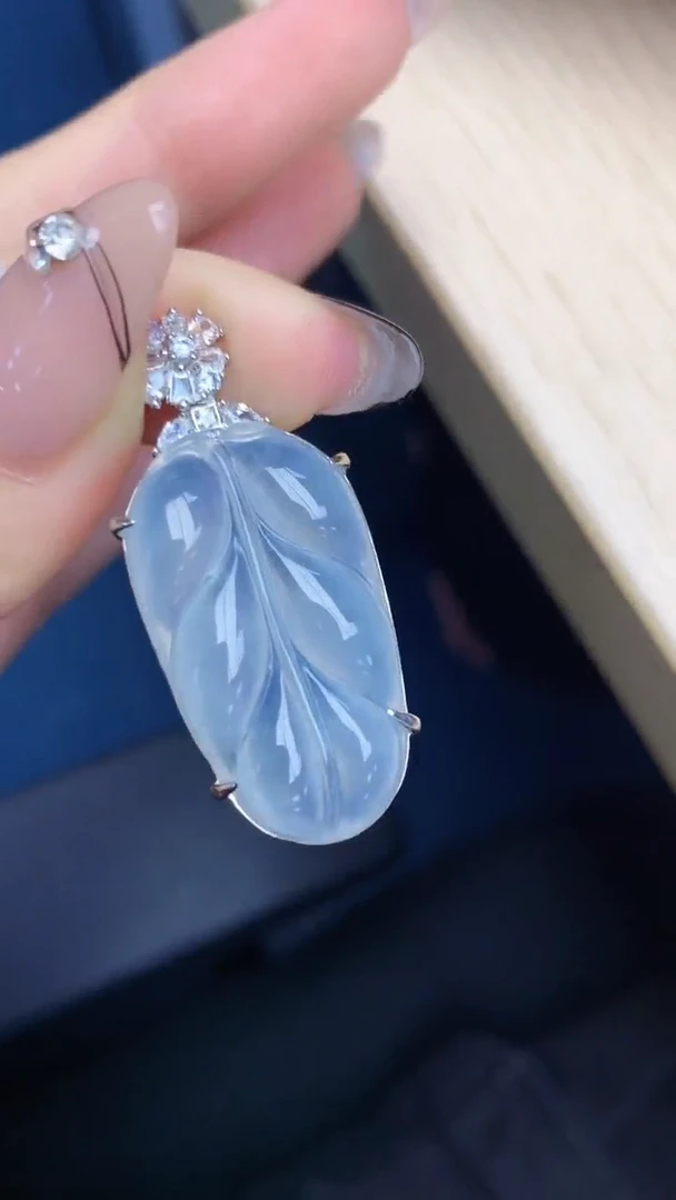 颈饰未镶嵌翡翠天然缅甸翡翠a货百元以上9元证书费自理