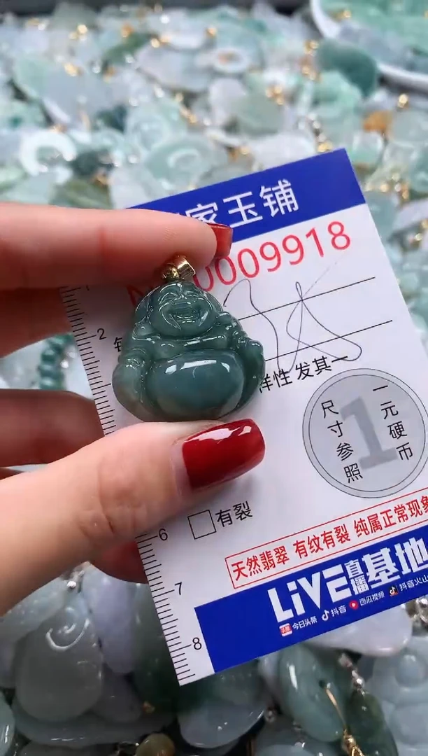 翡翠未镶嵌吊坠(不含链)9918