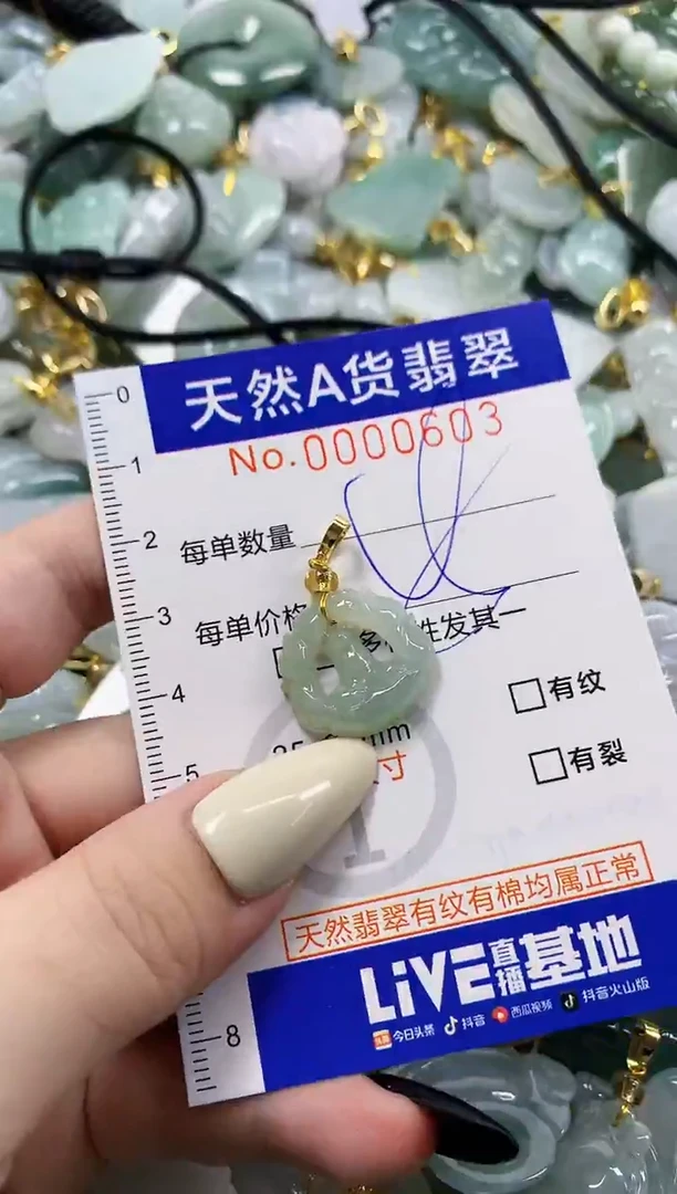 颈饰未镶嵌翡翠天然A货翡翠