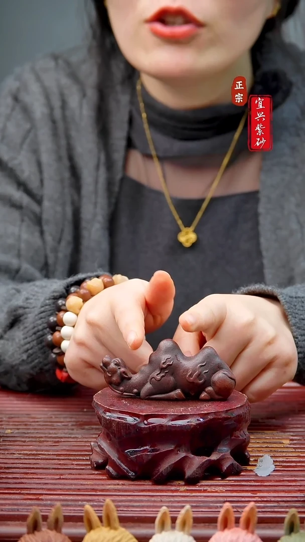紫砂茶宠宜兴紫砂茶宠摆件