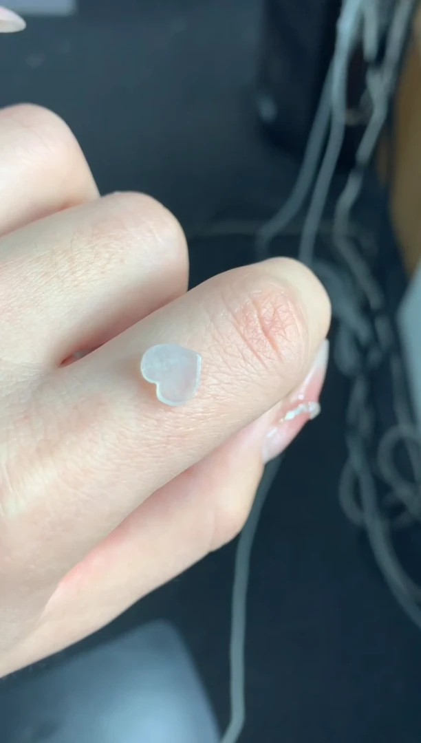 【闪购商品】定制翡翠未镶嵌爱心