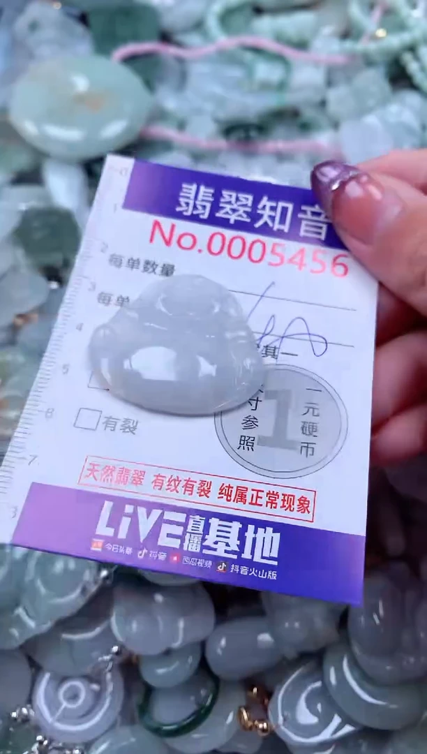翡翠未镶嵌吊坠(不含链)5456
