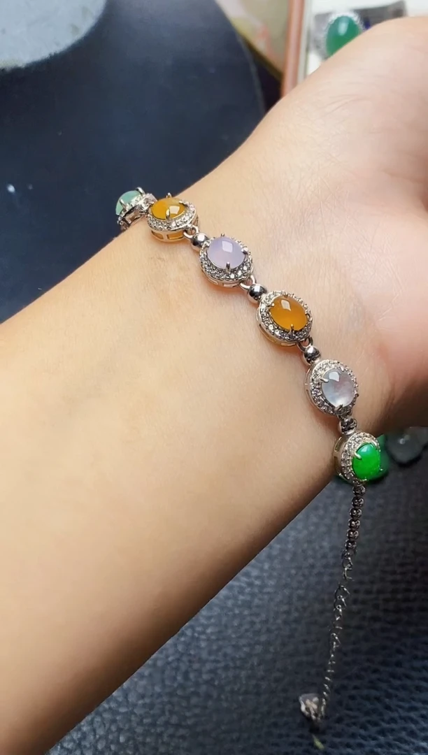 银S925镶嵌戒指翡翠3109