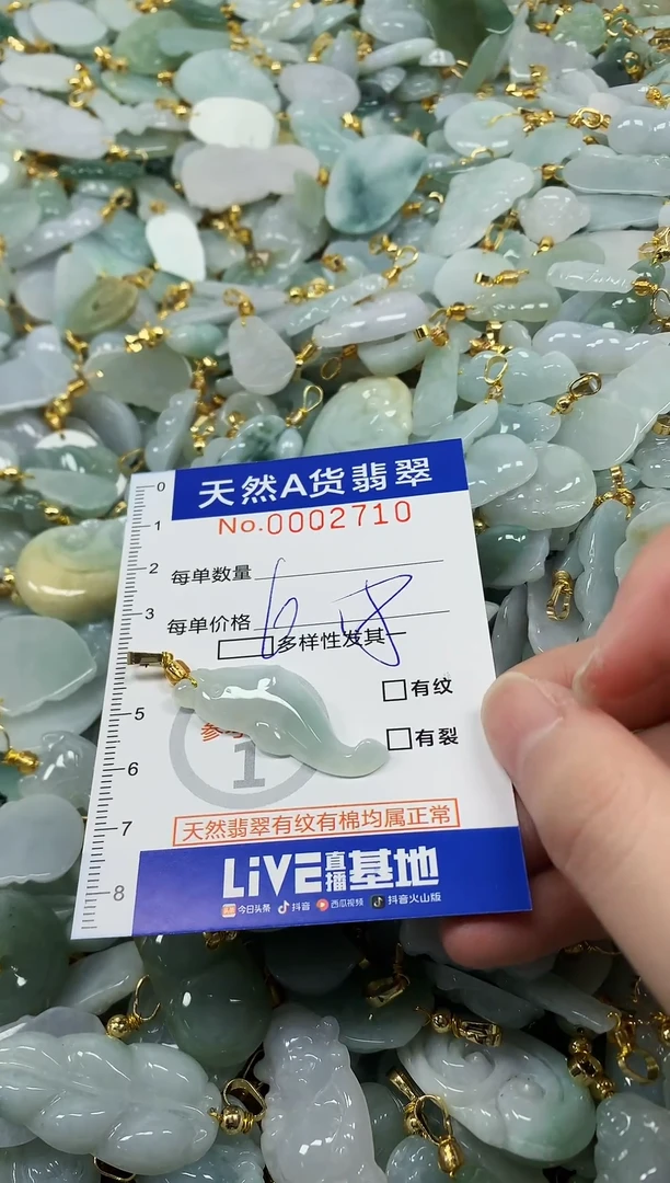 颈饰未镶嵌翡翠纯天然a货翡翠