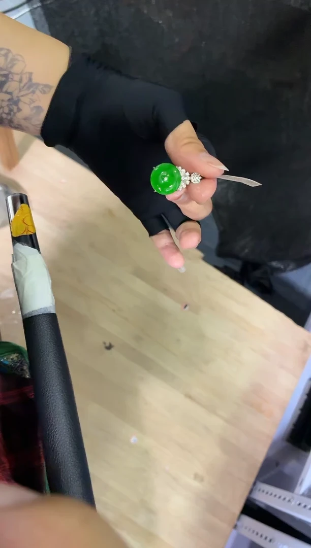 银S925镶嵌定制翡翠58定制翡翠-多样性发货（发其一）