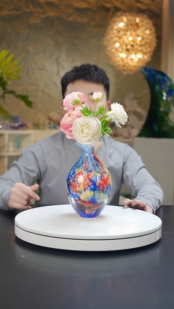 手工艺品琉璃莫奈花园设计款香薰瓶