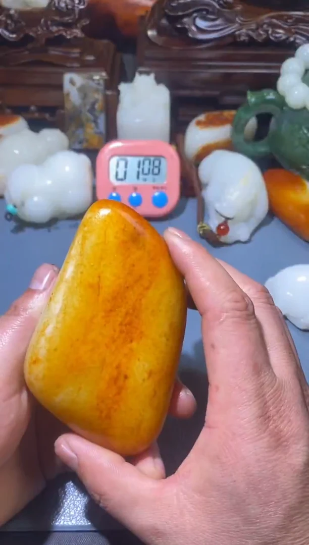 未镶嵌和田玉把件宋****，和田玉