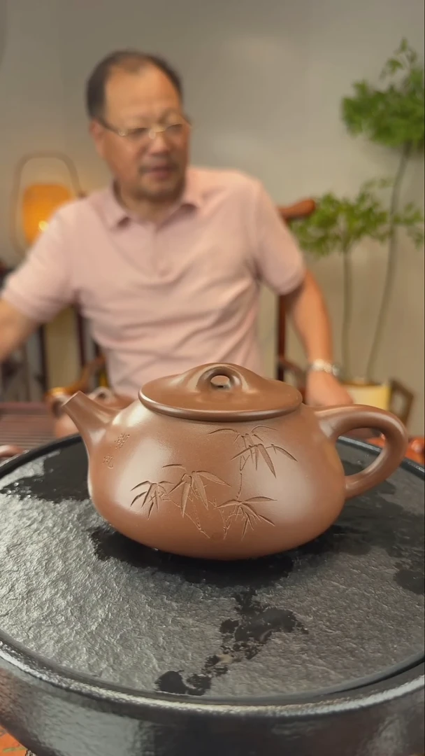 茶壶紫砂景州石瓢 一厂老料 410CC