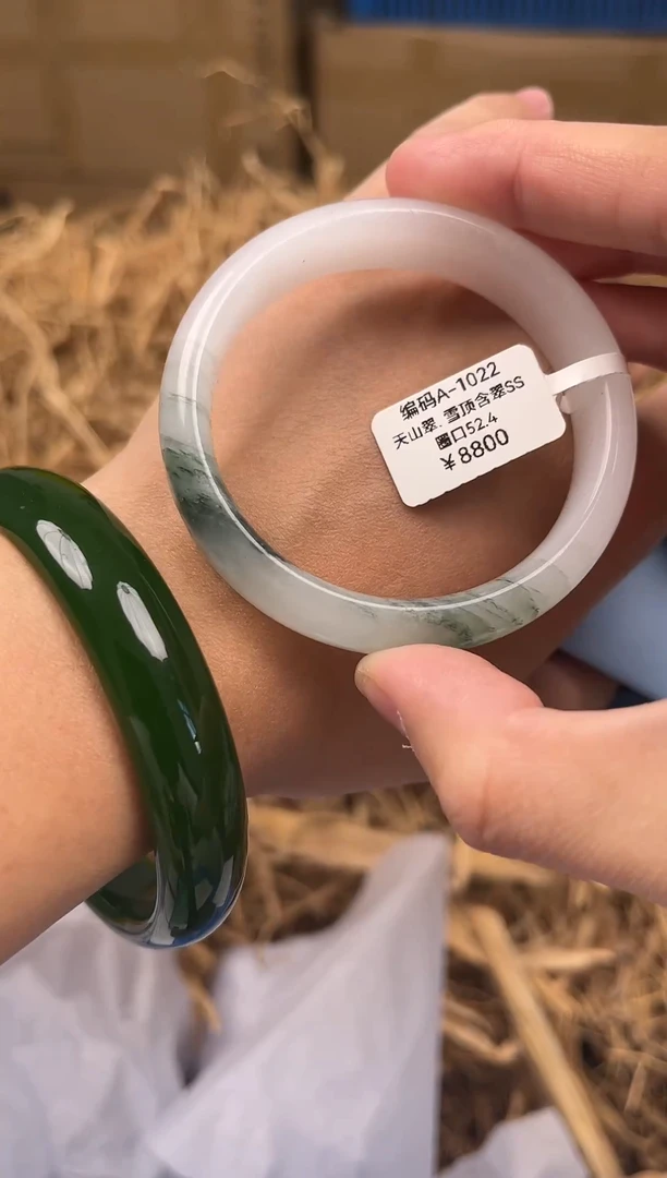 未镶嵌手镯石英质玉编码A1022