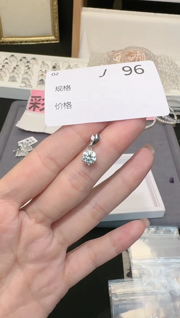 【闪购商品】水晶珠宝半成品银S925镶嵌多样性发一J96