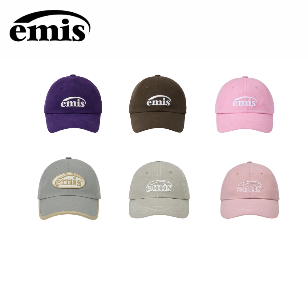emis帽子新标经典棒球帽景甜同款鸭舌帽女情侣日常学院风百搭【gk】