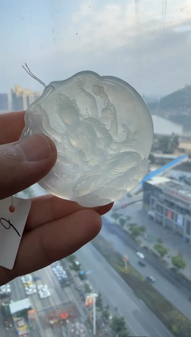 【闪购商品】翡翠颈饰未镶嵌天然翡翠A货孤品一件