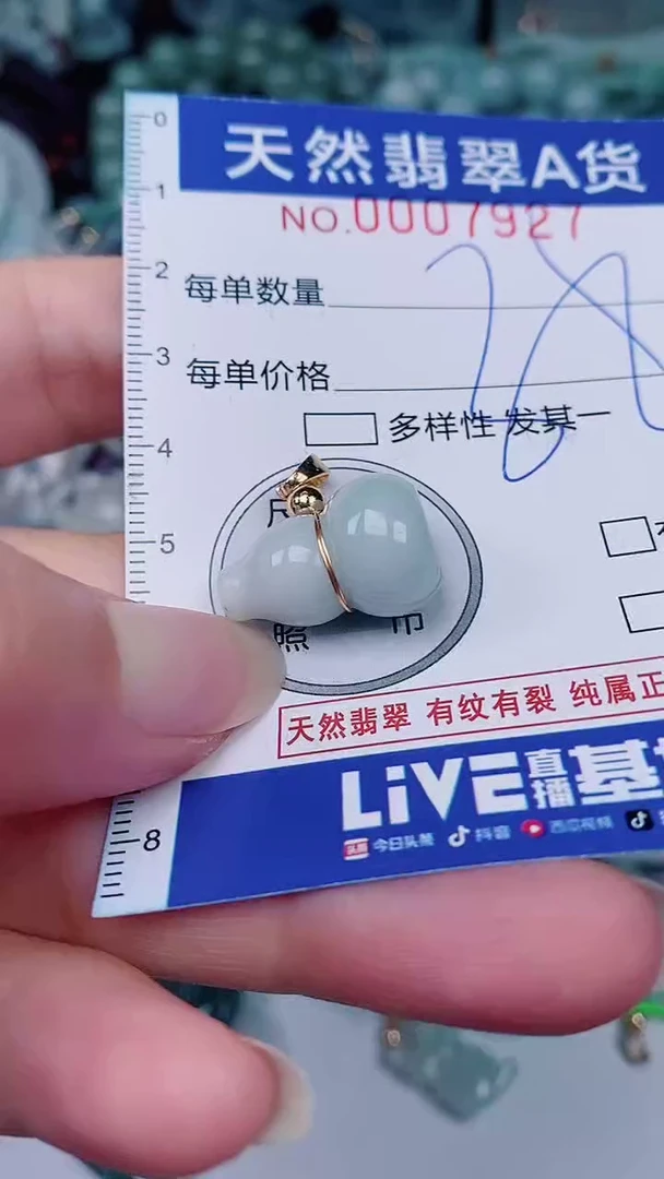 翡翠未镶嵌颈饰00007927