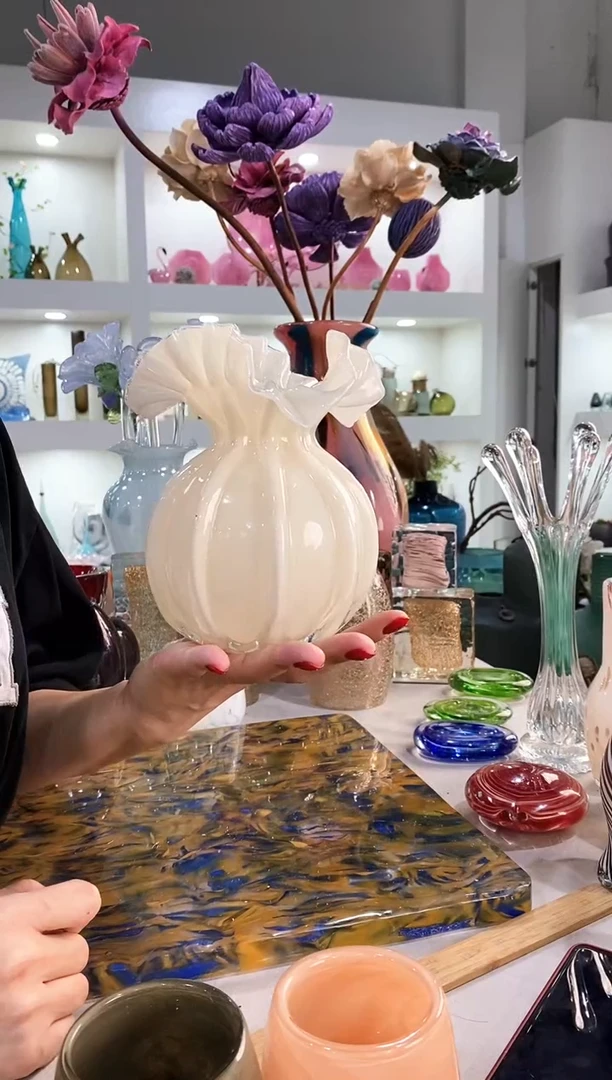 慕忆家手作琉璃花瓶