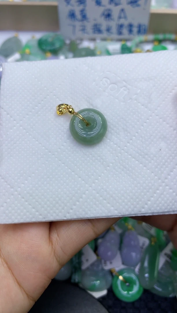 颈饰未镶嵌翡翠天然缅甸A货翡翠