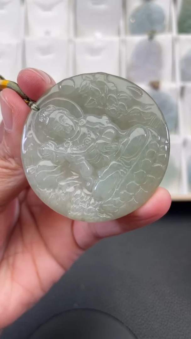 颈饰未镶嵌翡翠天然缅甸翡翠A货538