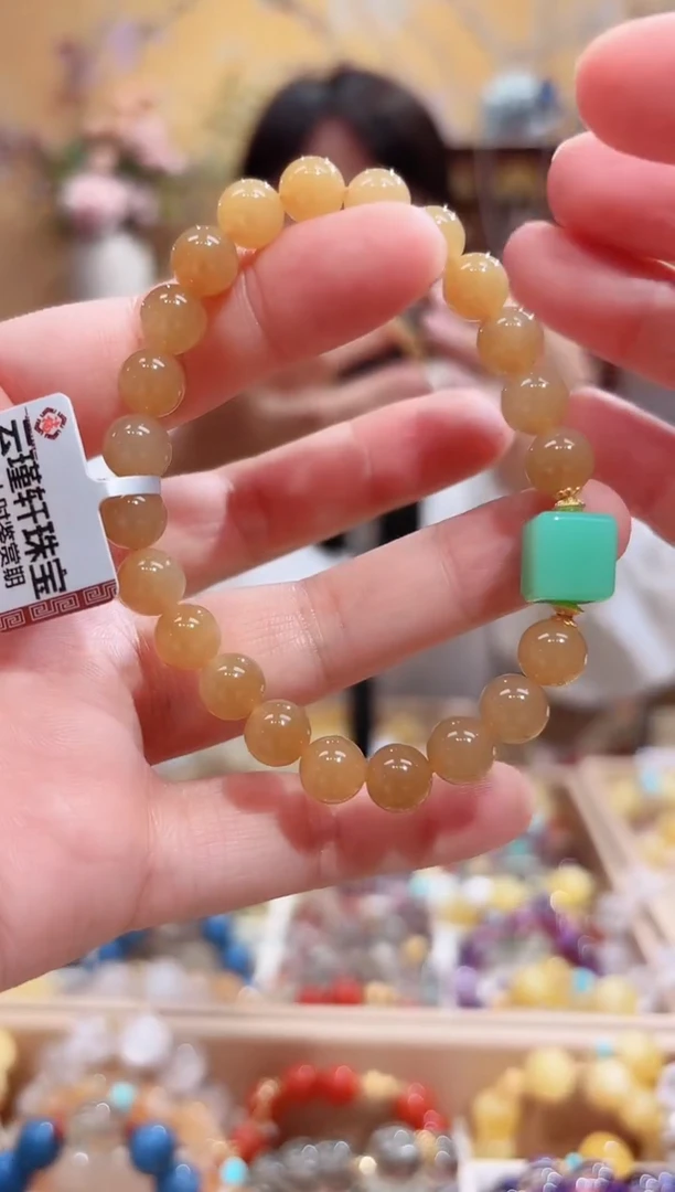 未镶嵌手串和田玉设计款珠串