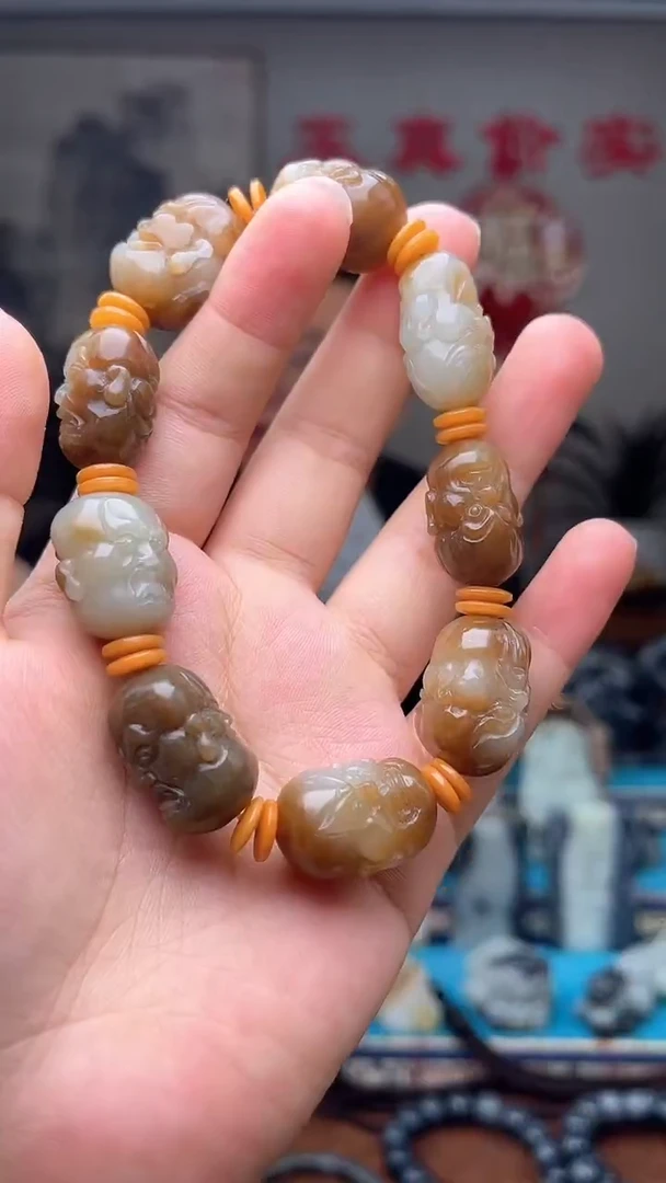 和田玉未镶嵌挂件1