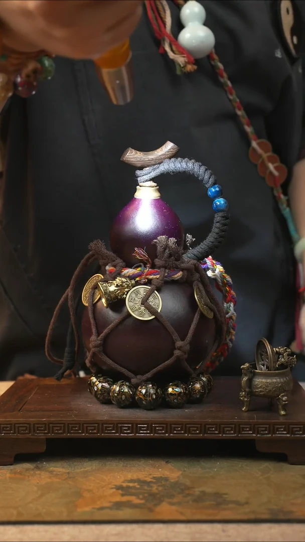 136大漆一物一拍记葫堂出品【不带手串】