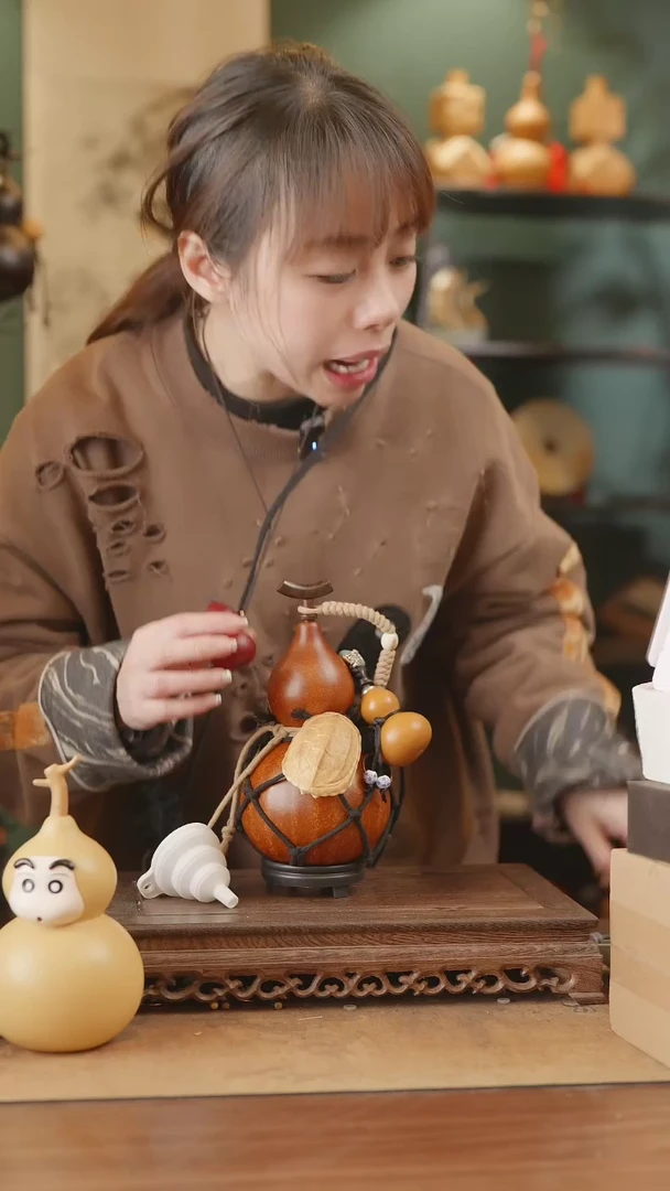 【闪购商品】316号精品天然大漆工艺防渗内胆酒葫芦~