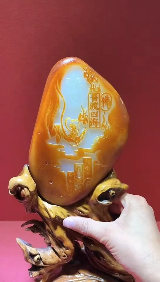 未镶嵌和田玉摆件精品