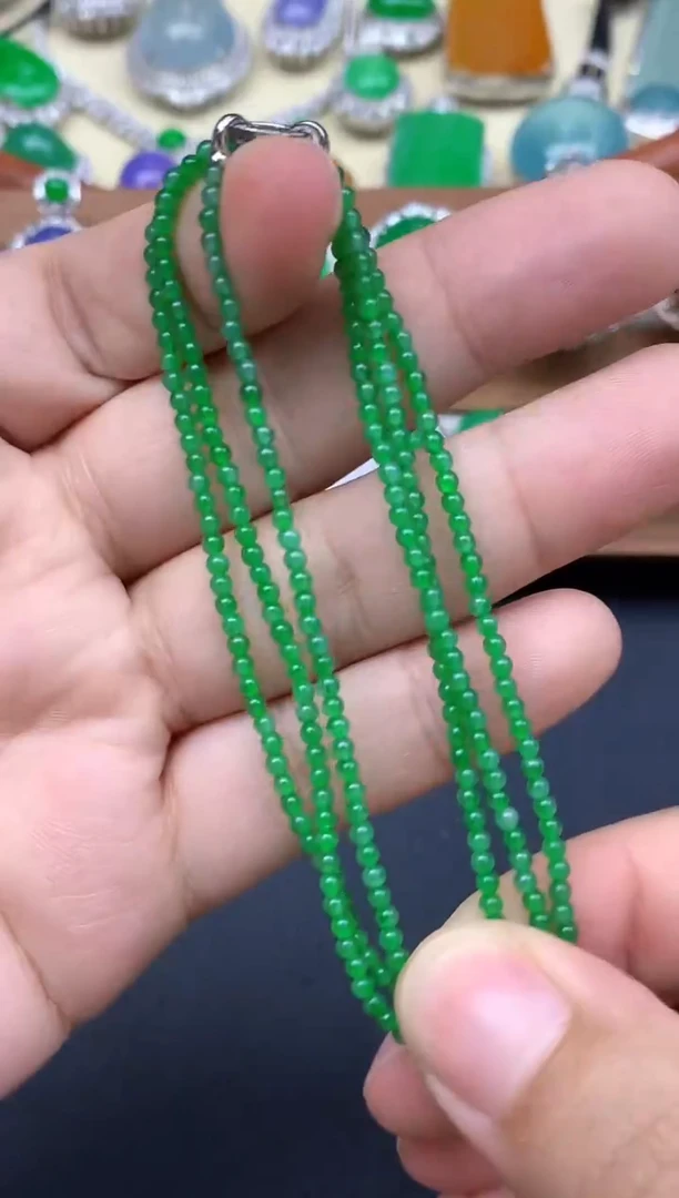 颈饰未镶嵌翡翠372-中国好珍宝