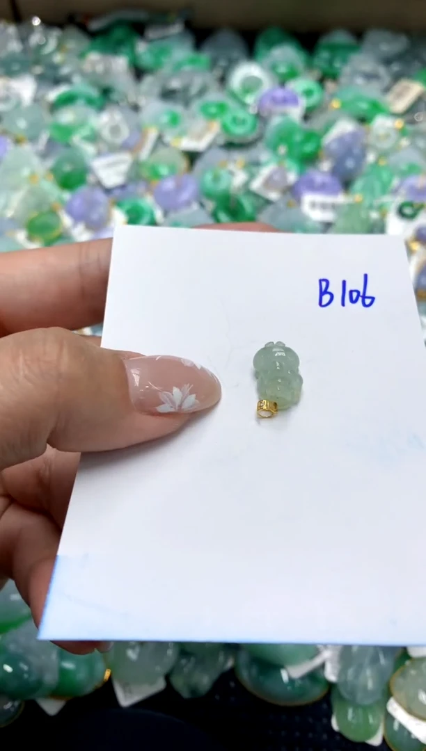 【闪购商品】翡翠颈饰18K金镶嵌111111111111111111