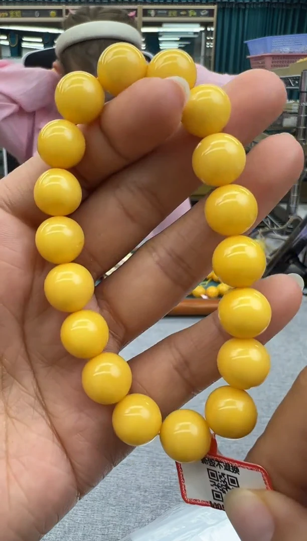 未镶嵌琥珀手链101秒拍号假一罚十