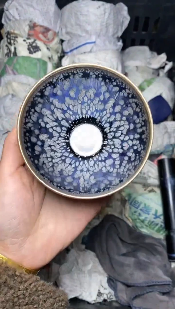 【闪购商品】茶盏蓝耀 盏三疯建盏茶器