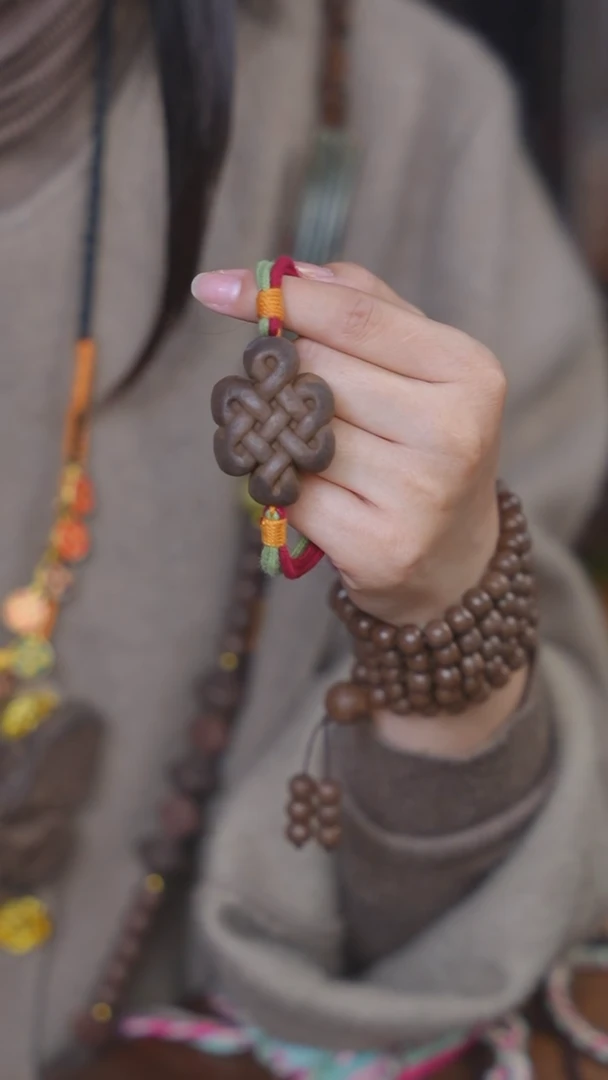 【闪购商品】泥塑归真香方中国结手牌款式